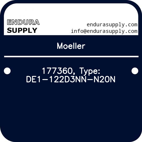 moeller-177360-type-de1-122d3nn-n20n