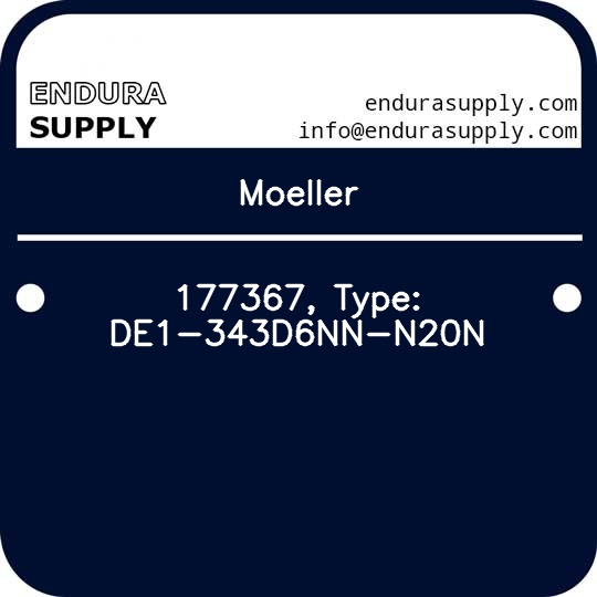 moeller-177367-type-de1-343d6nn-n20n
