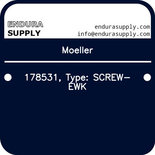 moeller-178531-type-screw-ewk