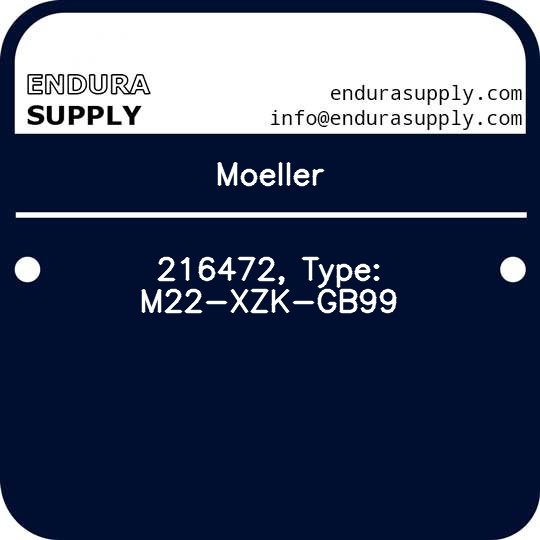 moeller-216472-type-m22-xzk-gb99