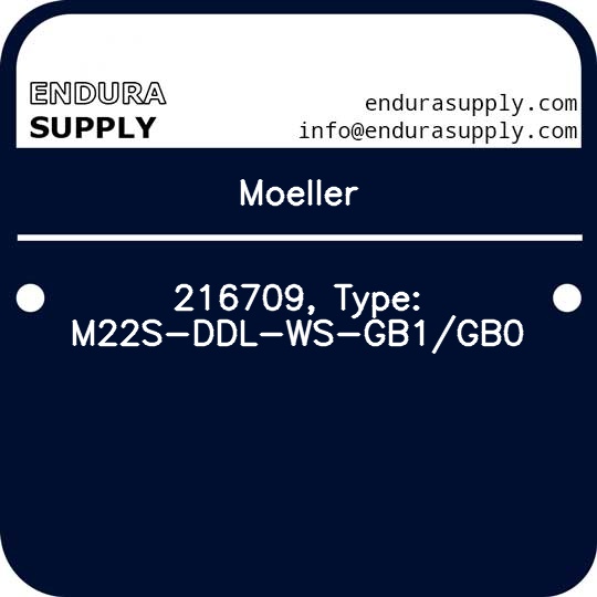 moeller-216709-type-m22s-ddl-ws-gb1gb0