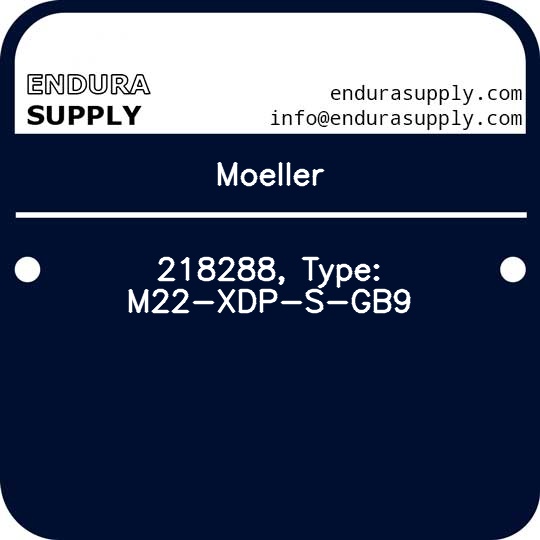 moeller-218288-type-m22-xdp-s-gb9