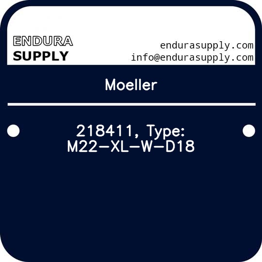 moeller-218411-type-m22-xl-w-d18