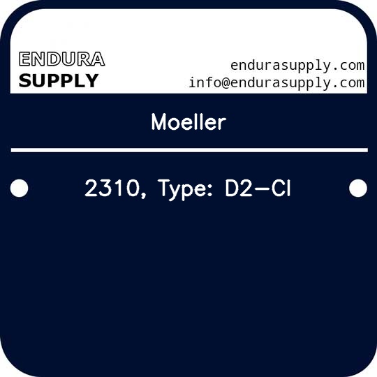 moeller-2310-type-d2-ci