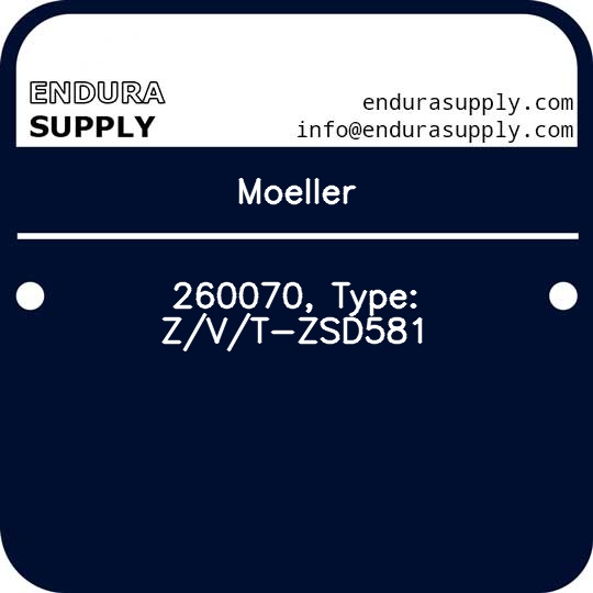 moeller-260070-type-zvt-zsd581