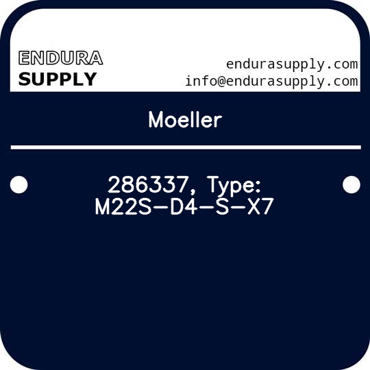 moeller-286337-type-m22s-d4-s-x7