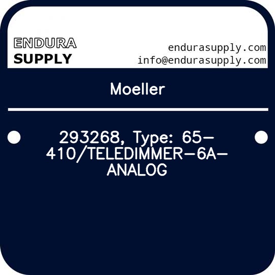moeller-293268-type-65-410teledimmer-6a-analog