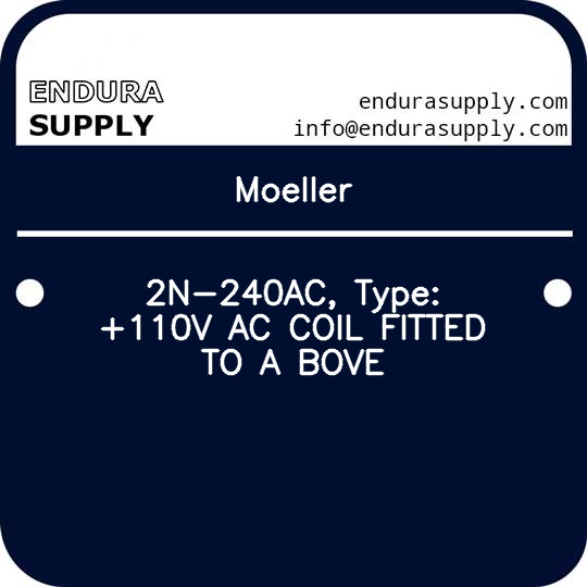moeller-2n-240ac-type-110v-ac-coil-fitted-to-a-bove
