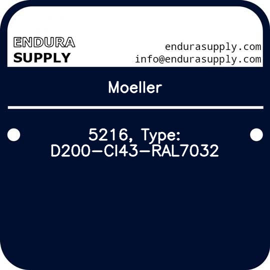 moeller-5216-type-d200-ci43-ral7032