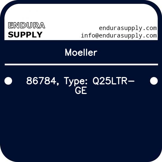 moeller-86784-type-q25ltr-ge