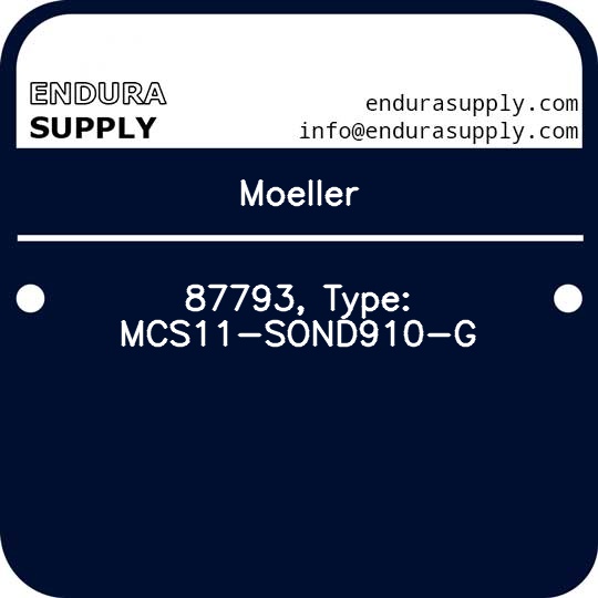 moeller-87793-type-mcs11-sond910-g