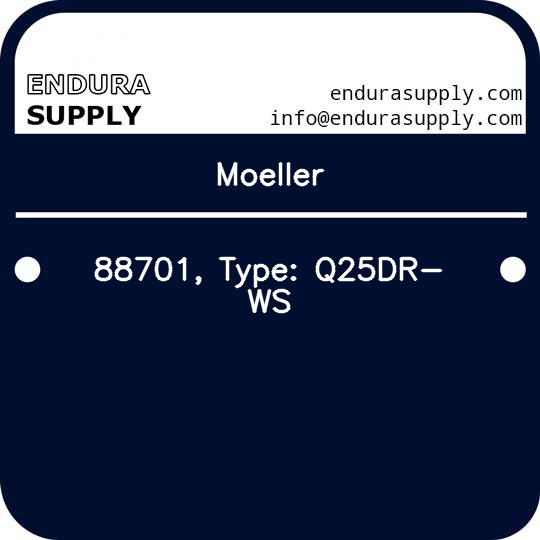 moeller-88701-type-q25dr-ws