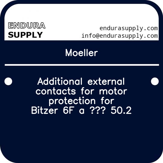 moeller-additional-external-contacts-for-motor-protection-for-bitzer-6f-a-502