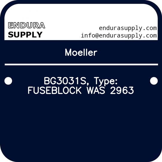 moeller-bg3031s-type-fuseblock-was-2963