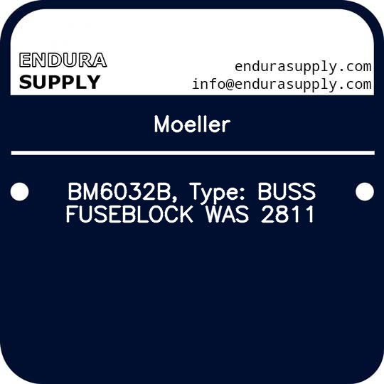 moeller-bm6032b-type-buss-fuseblock-was-2811