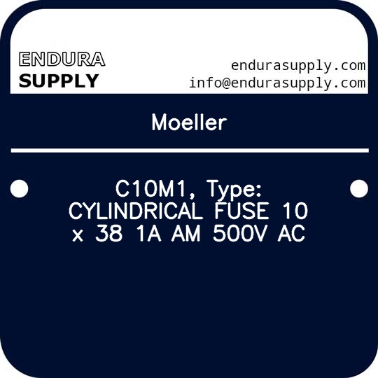 moeller-c10m1-type-cylindrical-fuse-10-x-38-1a-am-500v-ac