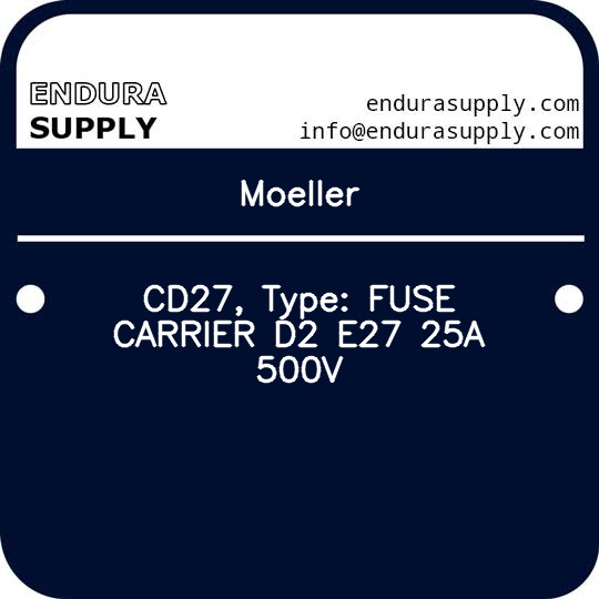 moeller-cd27-type-fuse-carrier-d2-e27-25a-500v