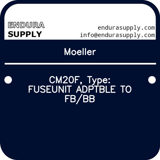 moeller-cm20f-type-fuseunit-adptble-to-fbbb