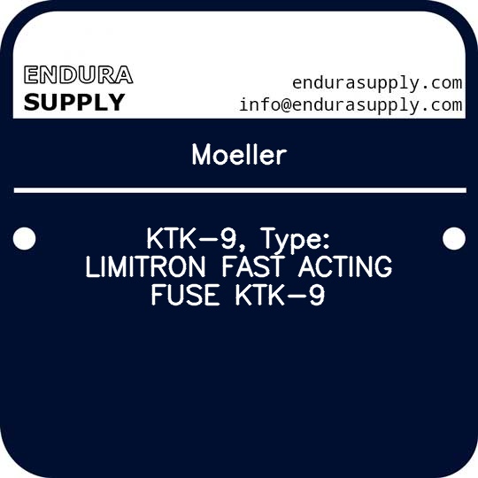 moeller-ktk-9-type-limitron-fast-acting-fuse-ktk-9