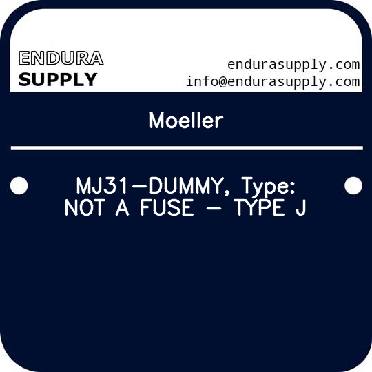 moeller-mj31-dummy-type-not-a-fuse-type-j