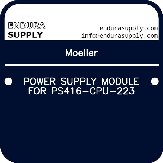 moeller-power-supply-module-for-ps416-cpu-223