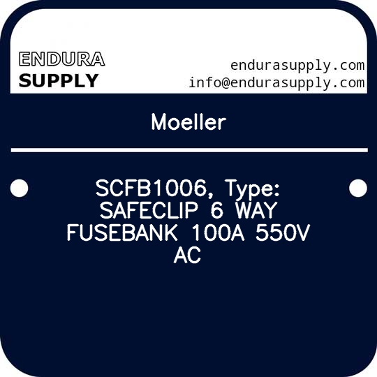 moeller-scfb1006-type-safeclip-6-way-fusebank-100a-550v-ac