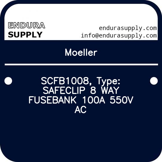 moeller-scfb1008-type-safeclip-8-way-fusebank-100a-550v-ac