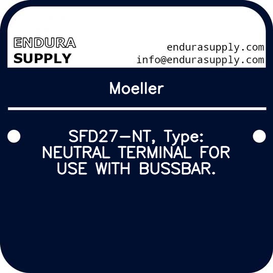 moeller-sfd27-nt-type-neutral-terminal-for-use-with-bussbar