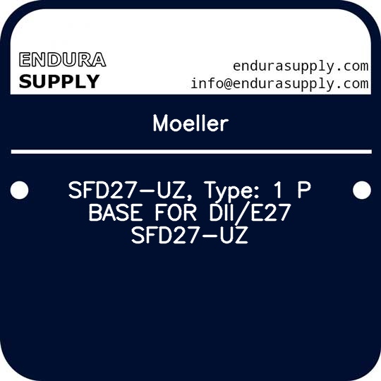 moeller-sfd27-uz-type-1-p-base-for-diie27-sfd27-uz