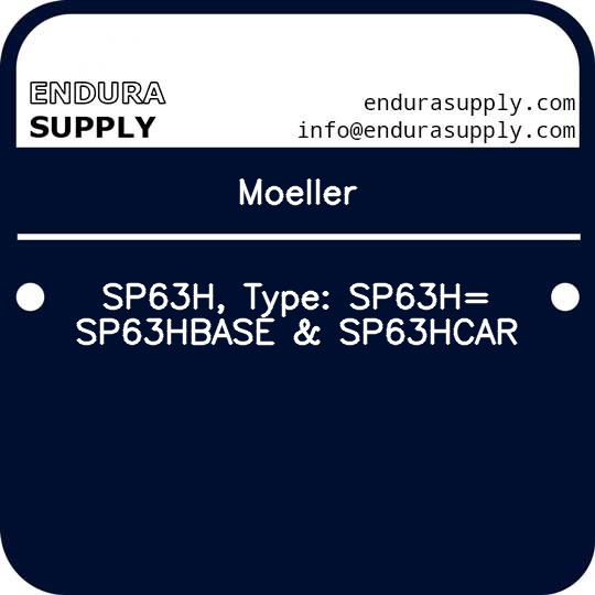 moeller-sp63h-type-sp63h-sp63hbase-sp63hcar