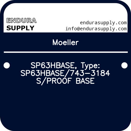 moeller-sp63hbase-type-sp63hbase743-3184-sproof-base