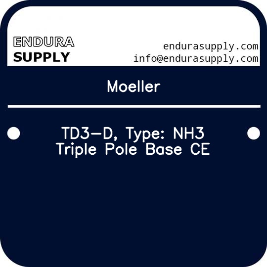 moeller-td3-d-type-nh3-triple-pole-base-ce