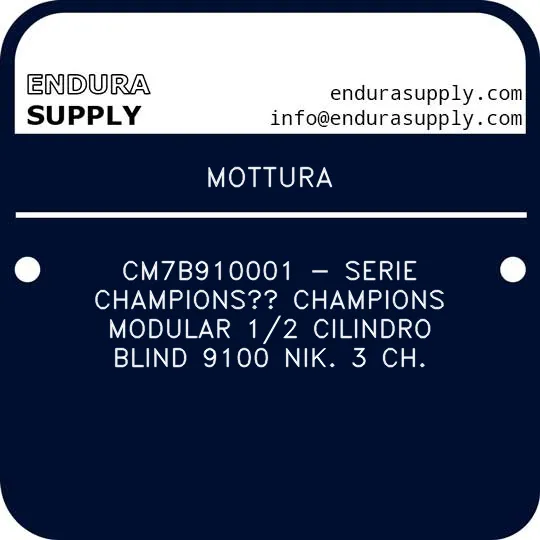 mottura-cm7b910001-serie-champions-champions-modular-12-cilindro-blind-9100-nik-3-ch
