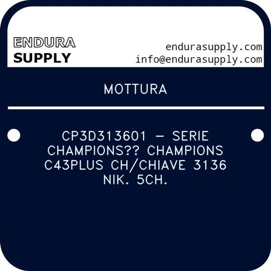 mottura-cp3d313601-serie-champions-champions-c43plus-chchiave-3136-nik-5ch