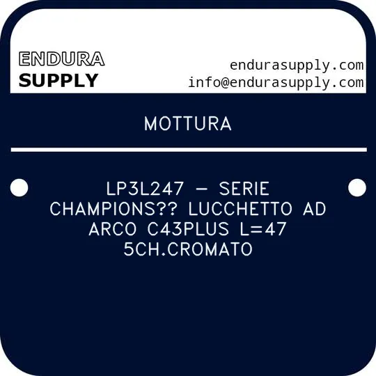 mottura-lp3l247-serie-champions-lucchetto-ad-arco-c43plus-l47-5chcromato