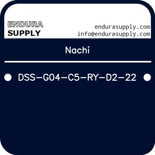 nachi-dss-g04-c5-ry-d2-22