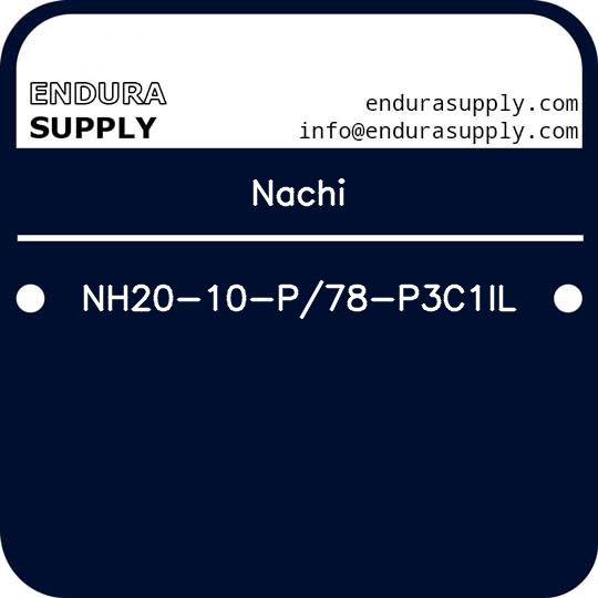 nachi-nh20-10-p78-p3c1il