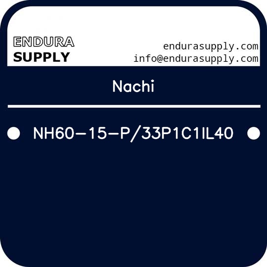 nachi-nh60-15-p33p1c1il40