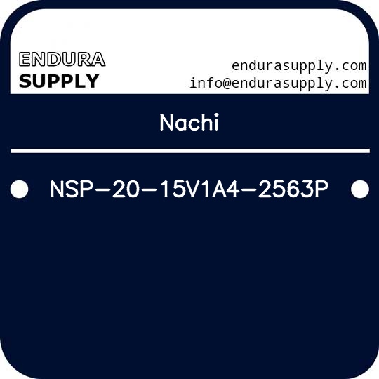 nachi-nsp-20-15v1a4-2563p