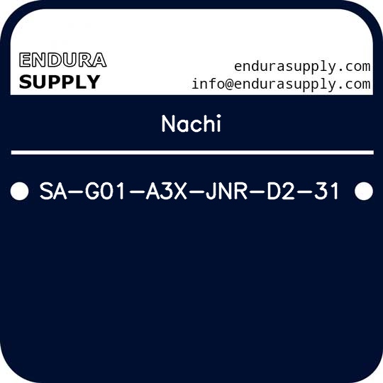 nachi-sa-g01-a3x-jnr-d2-31