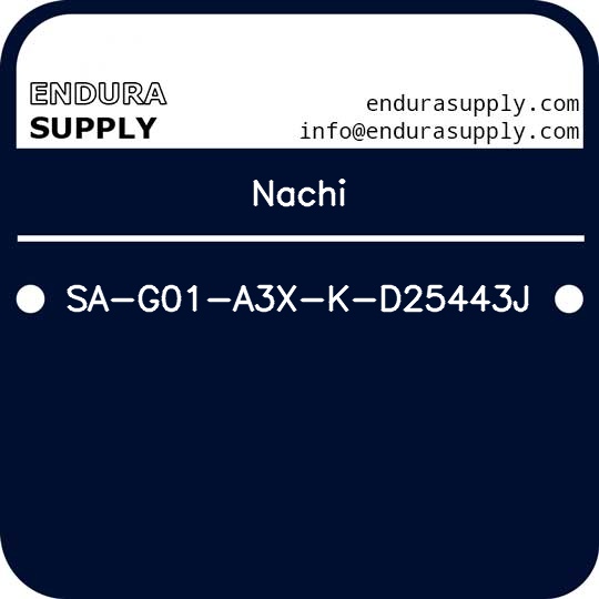 nachi-sa-g01-a3x-k-d25443j