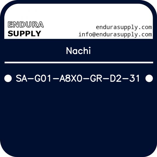nachi-sa-g01-a8x0-gr-d2-31