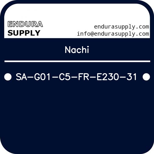 nachi-sa-g01-c5-fr-e230-31