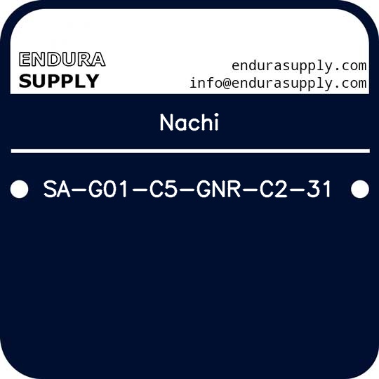 nachi-sa-g01-c5-gnr-c2-31