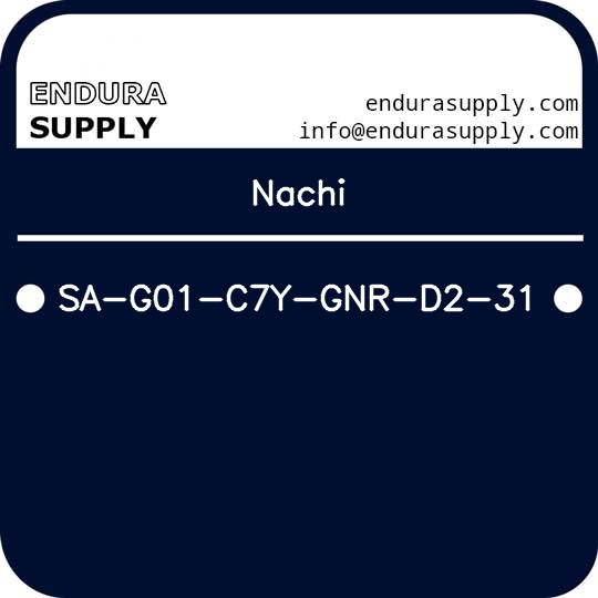 nachi-sa-g01-c7y-gnr-d2-31