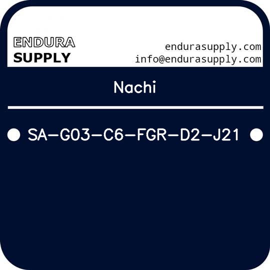 nachi-sa-g03-c6-fgr-d2-j21