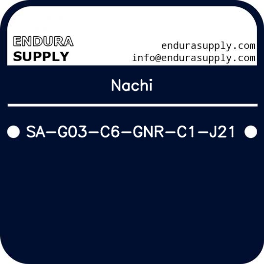 nachi-sa-g03-c6-gnr-c1-j21