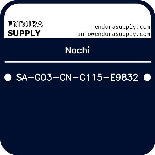 nachi-sa-g03-cn-c115-e9832