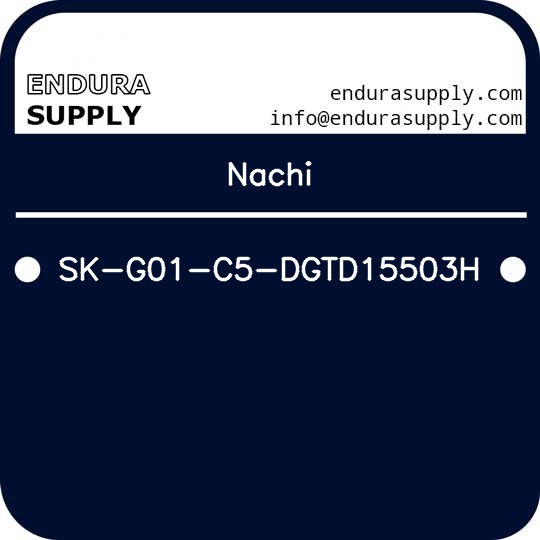 nachi-sk-g01-c5-dgtd15503h