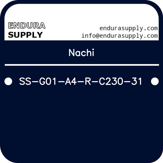 nachi-ss-g01-a4-r-c230-31